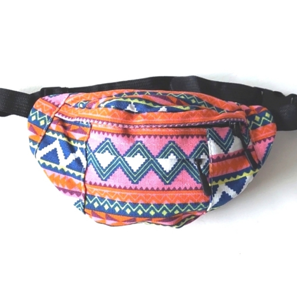 Cora Colorful Fanny Pack - Pink/Orange Multi